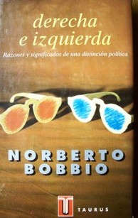Derecha e Izquierda : razones y significados de una distinción política