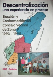 Concejo Vecinal Zonal 9 : años 1993 y 1995 : proceso de elección y conformación