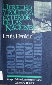 Derecho y política exterior de las naciones