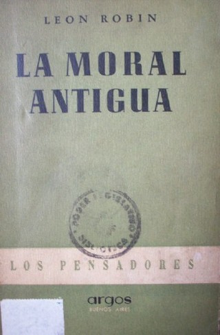 La moral antigua