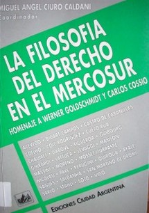 La filosofía del derecho en el Mercosur