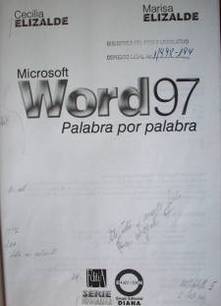 Microsoft Word 97 : palabra por palabra