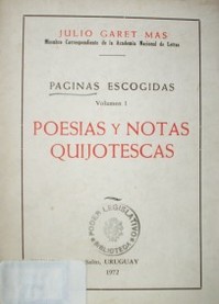 Poesías y notas quijotescas