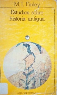 Estudios sobre historia antigua