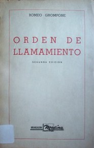 Orden de llamamiento