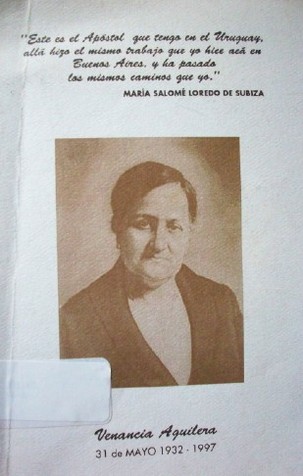 Venancia Aguilera : 31 de mayo de 1932-1997