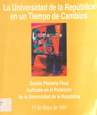 La Universidad de la República en un tiempo de cambios