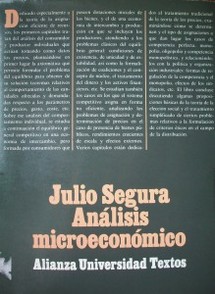 Análisis microeconómico