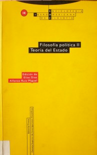 Filosofía política II : teoría del Estado