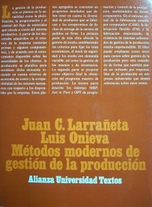 Métodos modernos de gestión de la producción