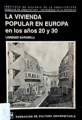 La vivienda popular en Europa en los años 20 y 30