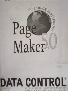 Page Maker 5.0 : edición electrónica