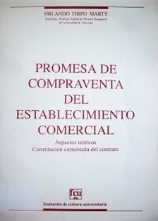 Promesa de compraventa del establecimiento comercial