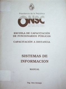 Sistemas de información : capacitación a distancia