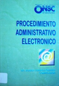 Procedimiento administrativo electrónico