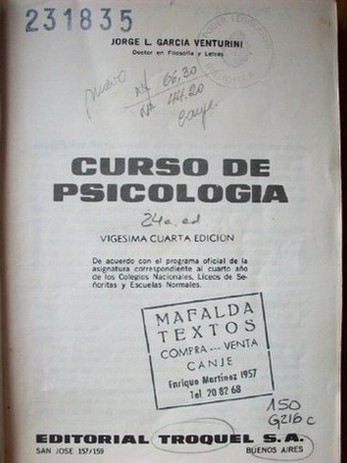 Curso de psicología