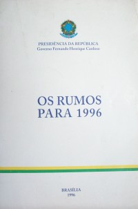 Os rumos para 1996