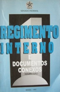 Regimento interno : resolucao nº 93, de 1970