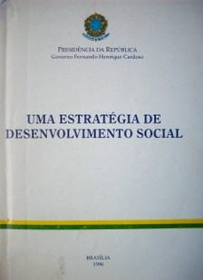 Uma estrategia de desenvolvimento social