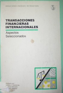 Transacciones financieras internacionales: aspectos seleccionados