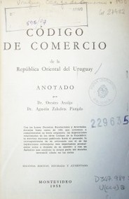 Código de Comercio de la República Oriental del Uruguay