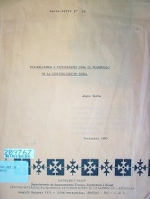 Posibilidades y dificultades para el desarrollo de la sindicalización rural