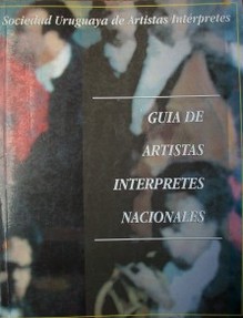Guía de artistas intérpretes nacionales
