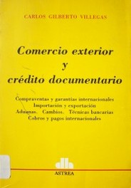 Comercio exterior y crédito documentario