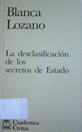 Desclasificación de los secretos de Estado