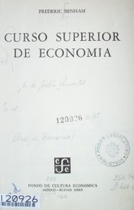 Curso superior de economía