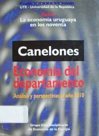 Canelones : economía del departamento : análisis y perspectivas al año 2010