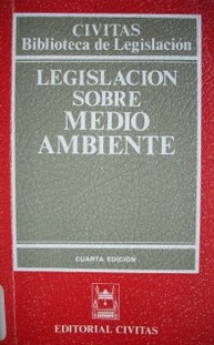 Legislación sobre medio ambiente