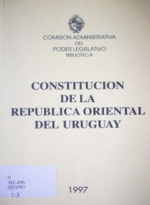 Constitución de la República Oriental del Uruguay