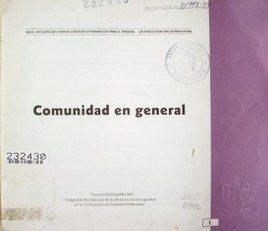 Comunidad en general