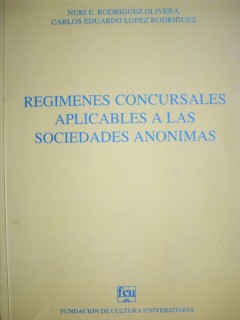 Regímenes concursales aplicables a las sociedades anónimas