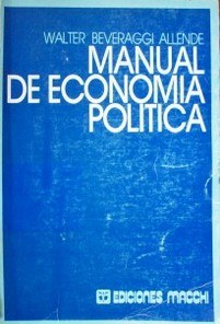 Manual de economía política