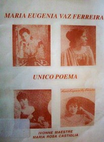 María Eugenia Vaz Ferreira : único poema