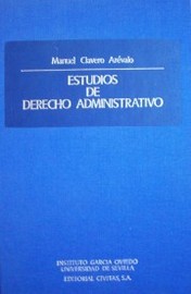 Estudios de derecho administrativo