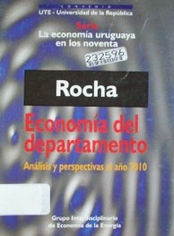 Rocha : economía del departamento : análisis y perspectivas al año 2010