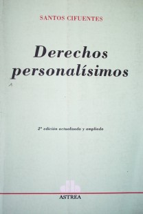 Derechos personalísimos