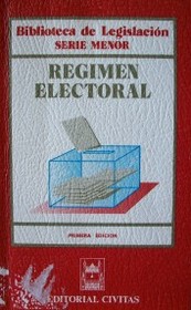 Régimen electoral