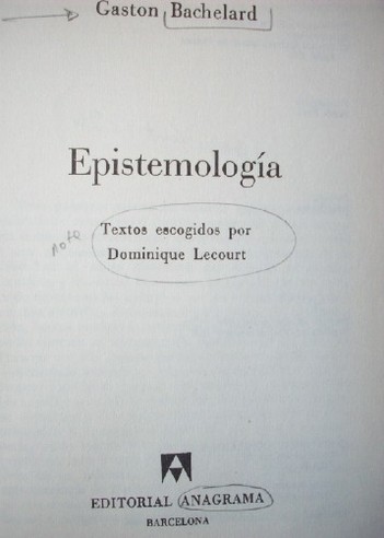 Epistemología
