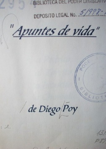 "Apuntes de vida"