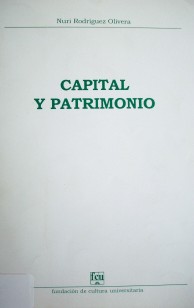 Capital y patrimonio