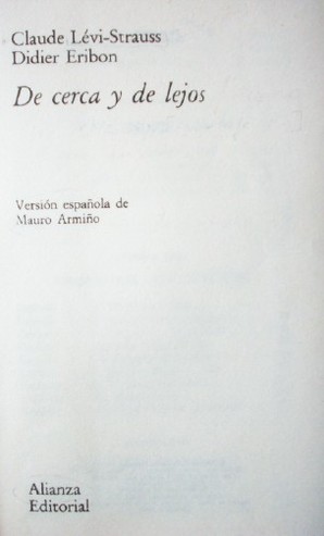 De cerca y de lejos