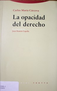 La opacidad del derecho