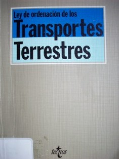 Ley de ordenación de los transportes terrestres