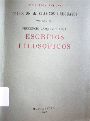 Escritos filosóficos