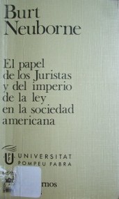 El papel de los juristas y del imperio de la ley en la sociedad americana