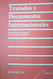 Tratados y documentos internacionales